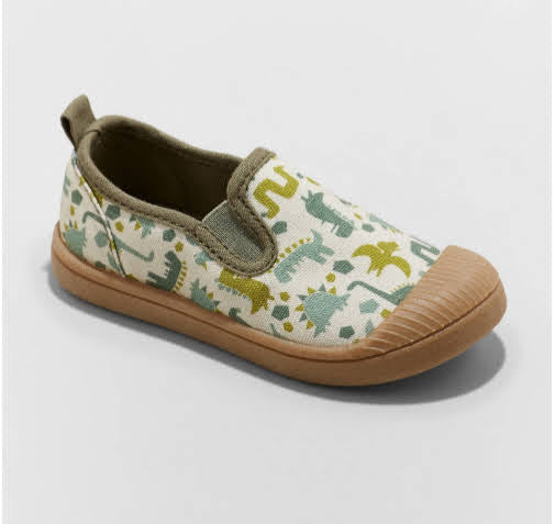 Toddler Kaleb Slip-On Sneakers - Cat & Jack Tan/Olive