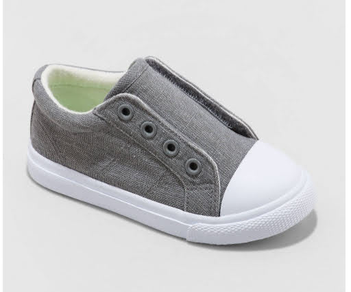 Toddler Boys' Dwayne Slip-On Apparel Sneakers - Cat & Jack Gray