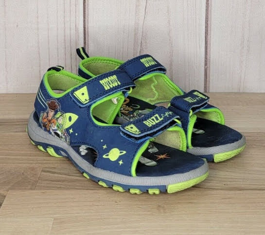 Toddler Boys' Toy Story Adventure Sandals - Navy Blue