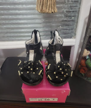 Toddler Girls' Tongxie Kids Shoes - (White & Black)