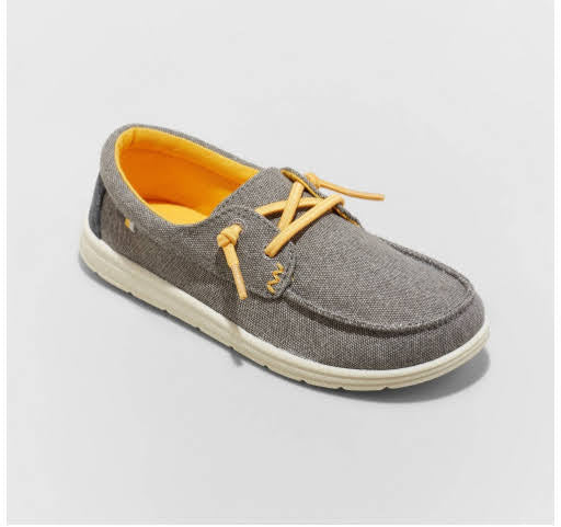 Boys' Briar Toggle Sneakers - Cat & Jack Dark Gray, Pink Gray and Blue Gray