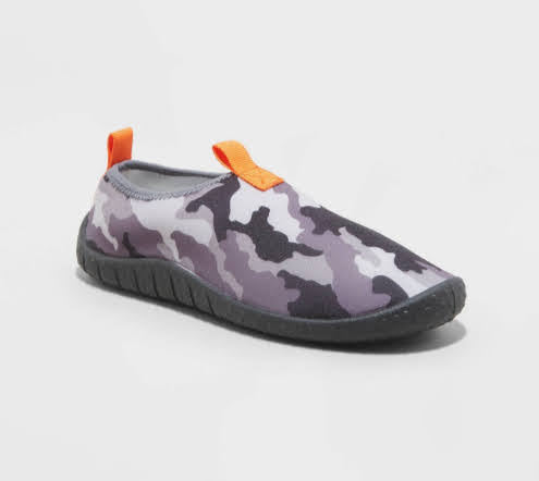 Kids' Grover Slip-On Water Shoes - Cat & Jack (Green & Black Camo)