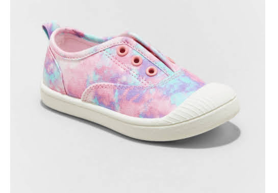 Toddler Rory Tie-Dye Slip-On Sneakers - Cat & Jack Navy, Blue, Pink/Purple