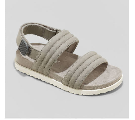 Toddler Kids' Cairo Sandals - Cat & Jack Gray & Green