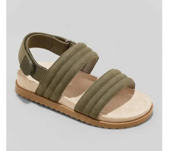 Toddler Kids' Cairo Sandals - Cat & Jack Gray & Green