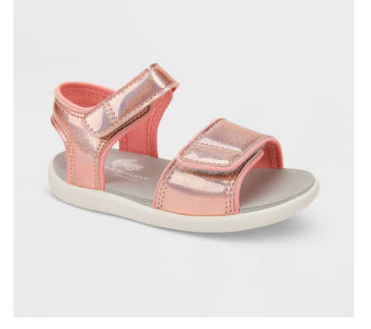 Toddler See Kai Run Basics Logan T-Strap Sandals - Rose Gold