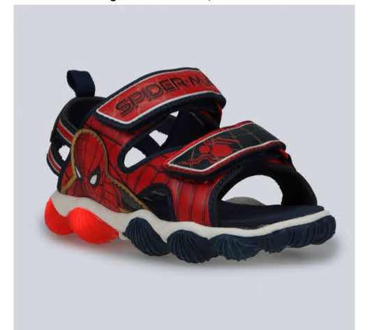 Toddler Boys' Marvel Spider-Man Fisherman Sandals - Navy Blue/Red