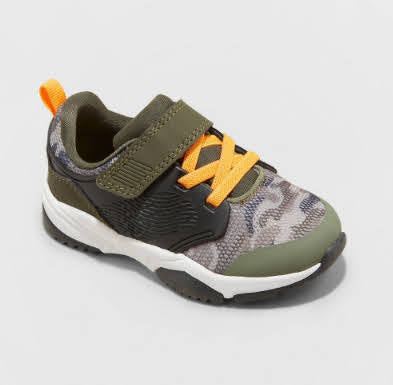 Toddler Ari Sneakers - Cat & Jack (Green Camo, Green, Blush, Navy, Black, Pink, GrayPink, NavyGreen and Cognac))