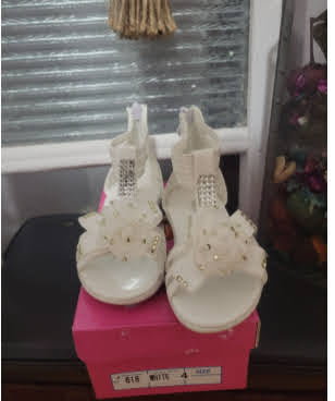 Toddler Girls' Tongxie Kids Shoes - (White & Black)