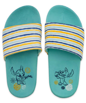 Girls' Disney Lilo & Stitch Slide Sandals Disney Store, Green