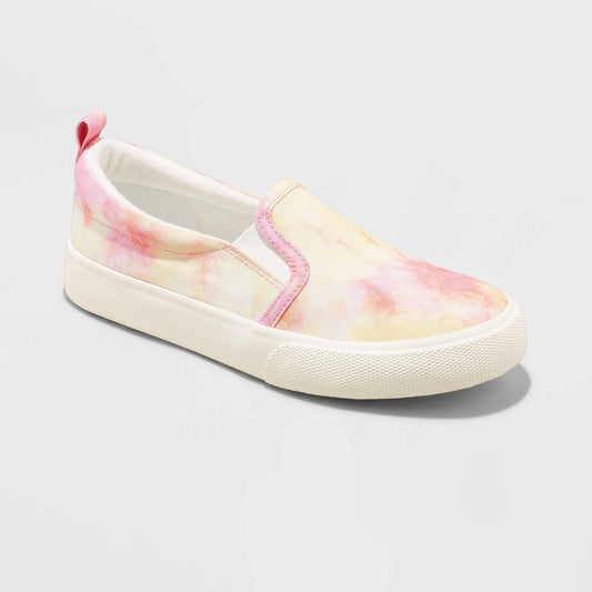 Girls' Sariah Speckle Tie-Dye Print Slip-On Sneakers - Cat & Jack