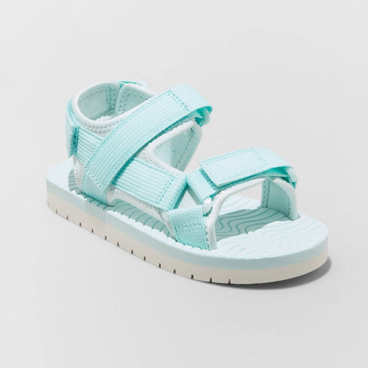 Kids' Emery Ankle Strap Sandals - Cat & Jack (Mint Green, Green and Navy)