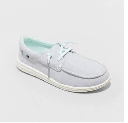 Boys' Briar Toggle Sneakers - Cat & Jack Dark Gray, Pink Gray and Blue Gray