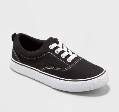 Tyler Slip-On Sneakers - Cat & Jack White and Black