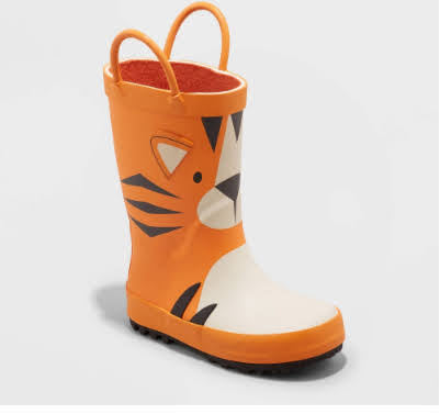 Toddler Boys' Pull-on Rain Boots - Cat & Jack