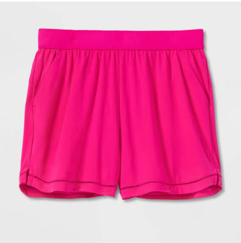 Girls' Woven Shorts - All in Motion (Pink, Green & Blue)
