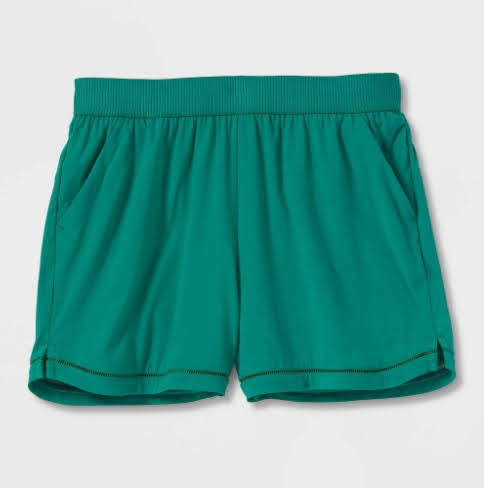 Girls' Woven Shorts - All in Motion (Pink, Green & Blue)