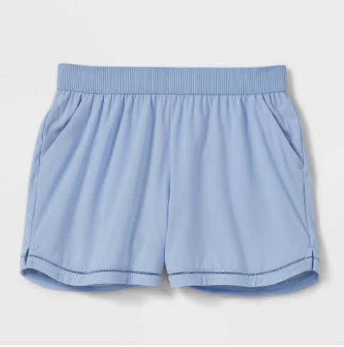 Girls' Woven Shorts - All in Motion (Pink, Green & Blue)