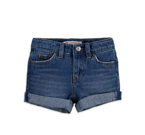 Levi's(r) Kids Girlfriend Fit Shorty Shorts (Big Kids)