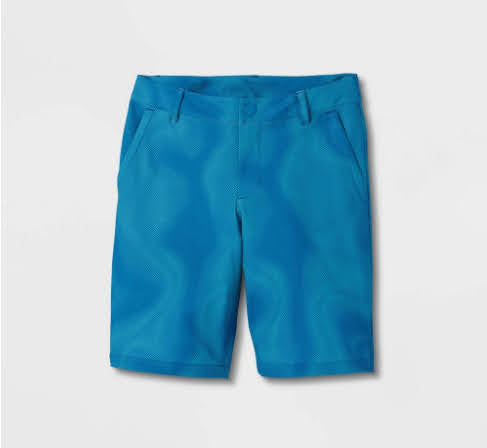 Boys' Golf Shorts - All in Motion (Black and Blue)