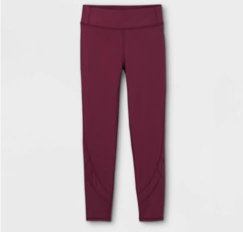 Girls' Performance Cropped Leggings - All in Motion (Pink, Green, Red, Camo Orange)