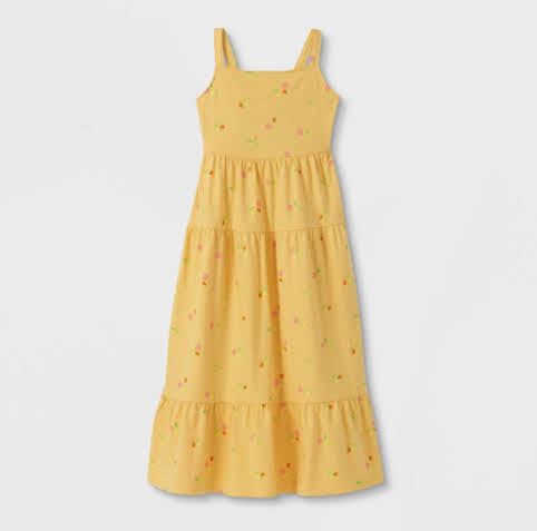 Girl' Tiered Knit Maxi Leevele Dre - Cat & Jack