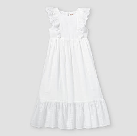 Girls' Woven Short Sleeve Axi Dress - Cat & Jack