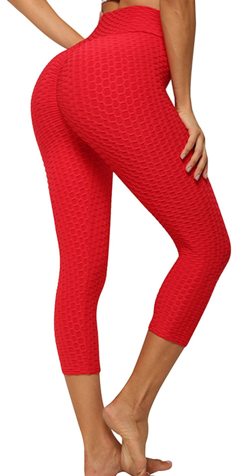 High Waisted Butt Lifting 3/4 Leggings Yoga Pants