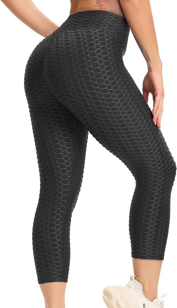 High Waisted Butt Lifting 3/4 Leggings Yoga Pants